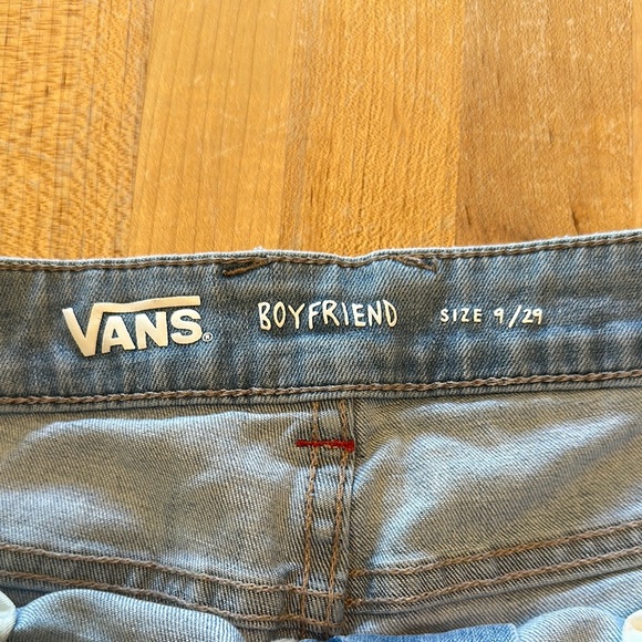Vans Women's Light Blue Jean Shorts - Picture 2 of 4